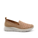 Scarpa slip on in vera pelle da donna