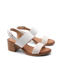 Sandalo da donna con tacco a blocco