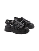 Lennox Fischer sandalo nero da donna
