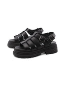 Lennox Fischer sandalo nero da donna