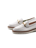 Mocassino da donna in pelle