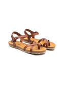 Sandalo infradito donna in pelle
