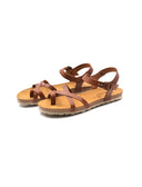 Sandalo infradito donna in pelle