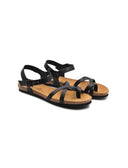 Sandalo infradito donna in pelle
