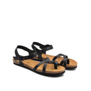 Sandalo infradito donna in pelle