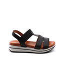 Sandalo da donna in vera pelle