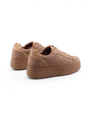 Sneaker platform scamosciata da donna
