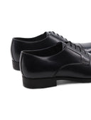 Stringata derby in vera pelle da uomo