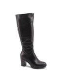 Stivale alto con tacco da donna