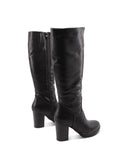 Stivale alto con tacco da donna