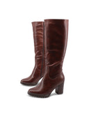 Stivale alto con tacco da donna