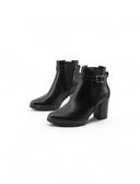 Ankle boots con plateau da donna