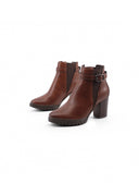 Ankle boots con plateau da donna