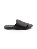 Ciabatta penny loafer in pelle da donna