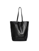 Pcjasmin Croco Shopper borsa donna