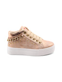 Sneaker alta con catena da bimba