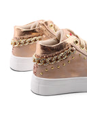 Sneaker alta con catena da bimba