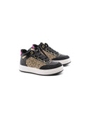 Sneaker alta animalier da bimba