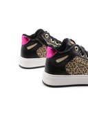 Sneaker alta animalier da bimba