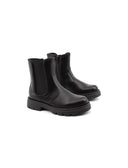 Stivaletto nero con strass da bimba