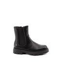 Stivaletto nero con strass da bimba
