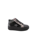 Sneaker alta con glitter da bimba