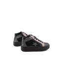 Sneaker alta con glitter da bimba