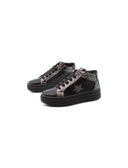 Sneaker alta con glitter da bimba