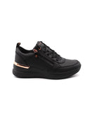 Side Door sneaker con zeppa da donna