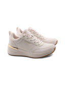 Fine shine sneaker zeppa da donna