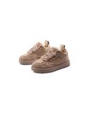 Sneaker effetto camoscio da bimba