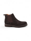 Stivaletto scamosciato con zip da uomo