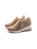 Malena sneaker a calza donna con strass