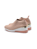 Malena sneaker a calza donna con strass