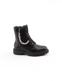 Anfibio nero con charms da bimba