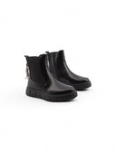 Stivaletto nero con charms da bimba
