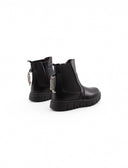 Stivaletto nero con charms da bimba
