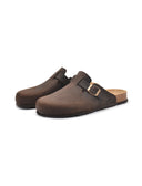Sabot da uomo in vera pelle
