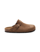 Sabot in pelle scamosciata da uomo