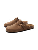Sabot in pelle scamosciata da uomo