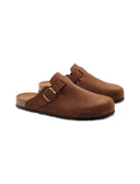 Sabot in pelle scamosciata da uomo