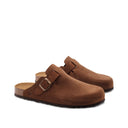 Sabot in pelle scamosciata da uomo