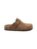 Sabot in pelle scamosciata da donna