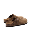 Sabot in pelle scamosciata da donna