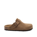 Sabot in pelle scamosciata da donna
