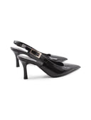 Décolleté slingback in vernice da donna