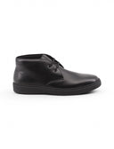 Polacchino nero in pelle da uomo
