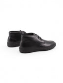 Polacchino nero in pelle da uomo