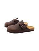 Sabot in vera pelle da uomo