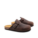 Sabot in vera pelle da uomo